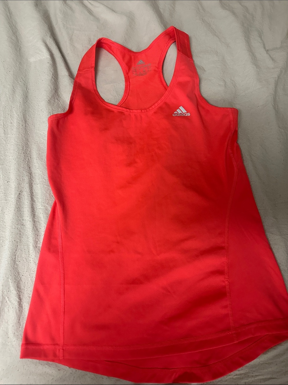 adidas Women’s Bright Red Racerback One-Piece Swim Tank